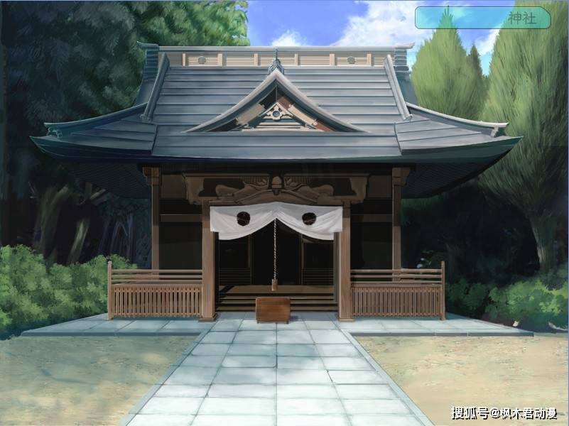 动漫神社的网址_神社动漫_动漫神社背景图