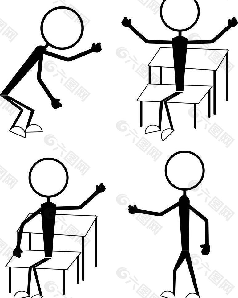 小人画线进铁笼怎么画_小人画线进铁笼图片_画线小人进铁笼